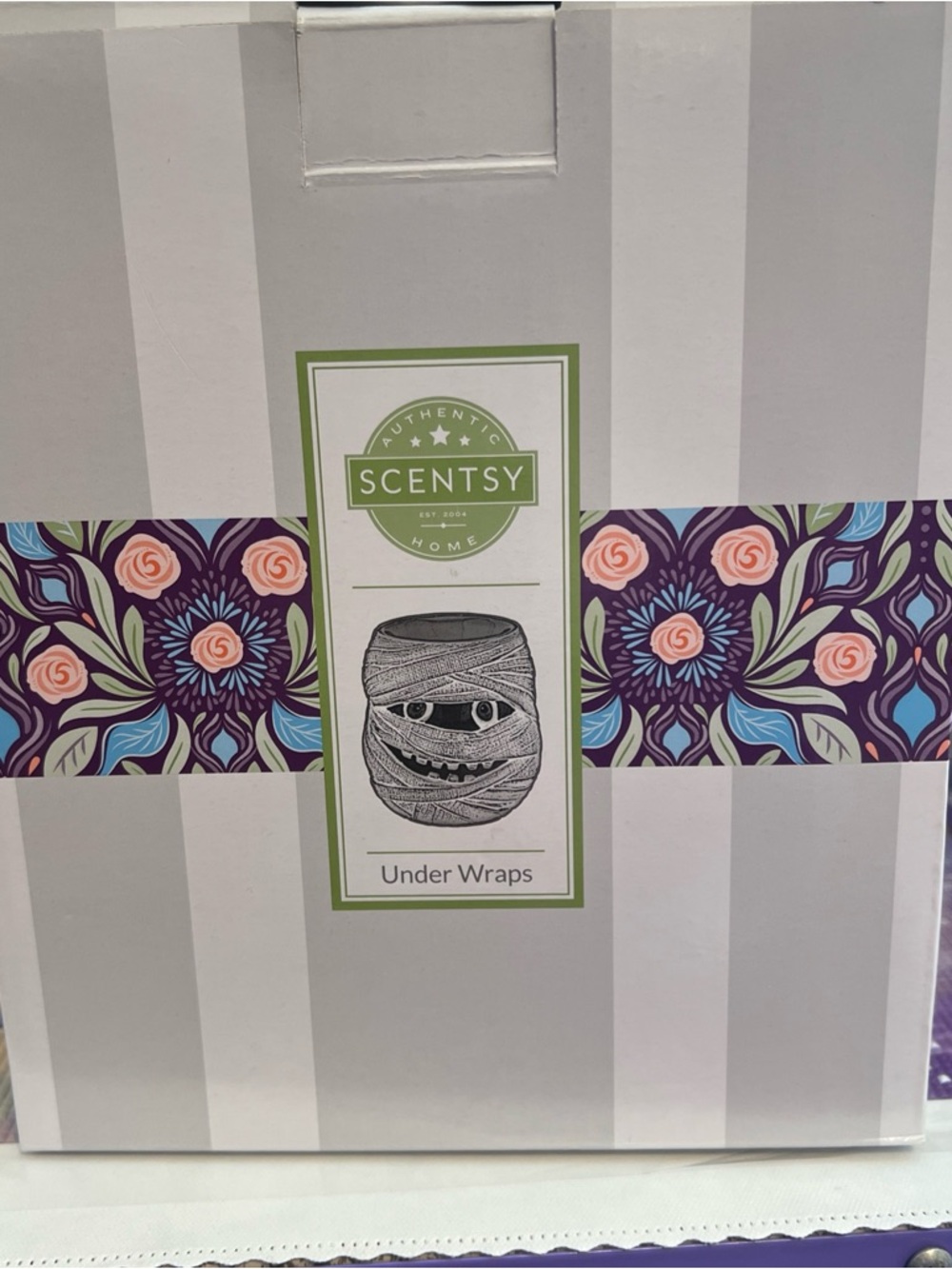 Scentsy “under wraps” mummy warmer new in box